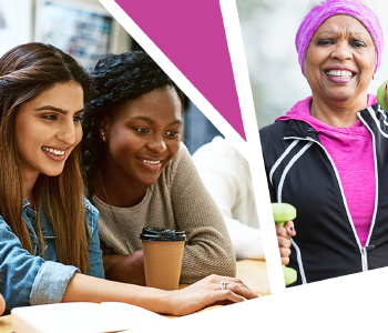 Women of color in various activities